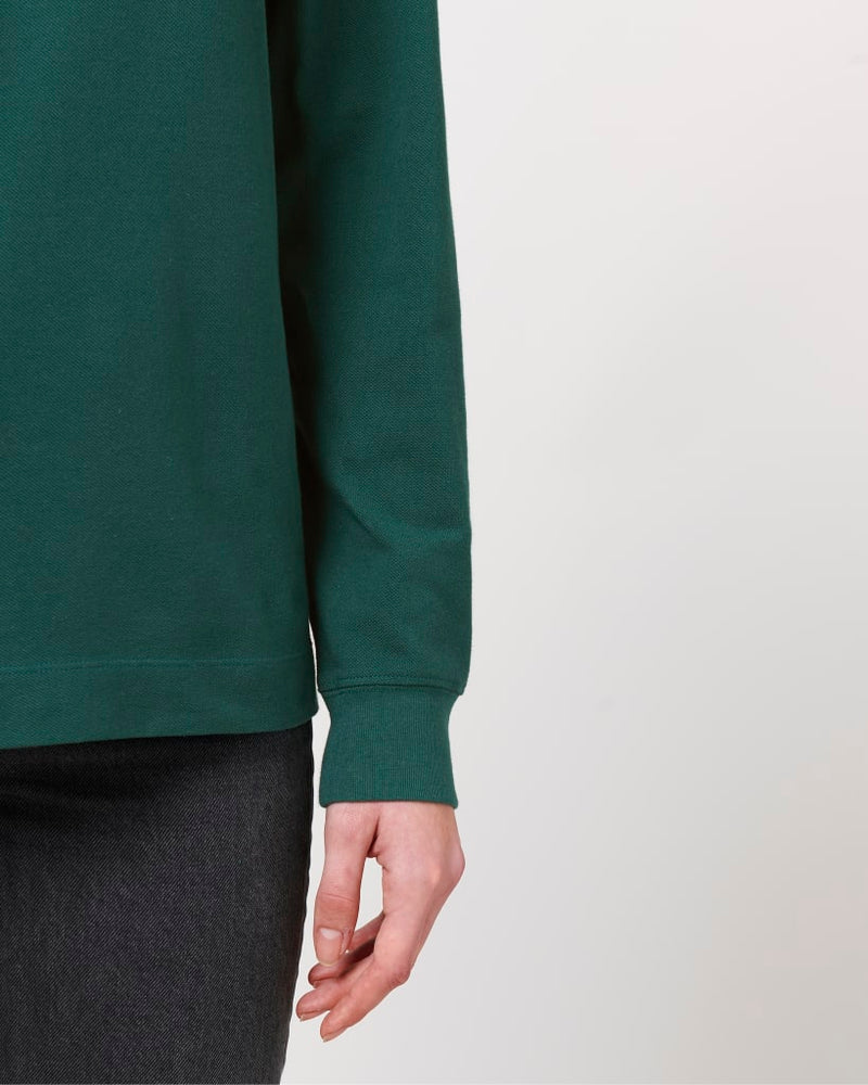 Glazed Green Long Polo Koso Unisex