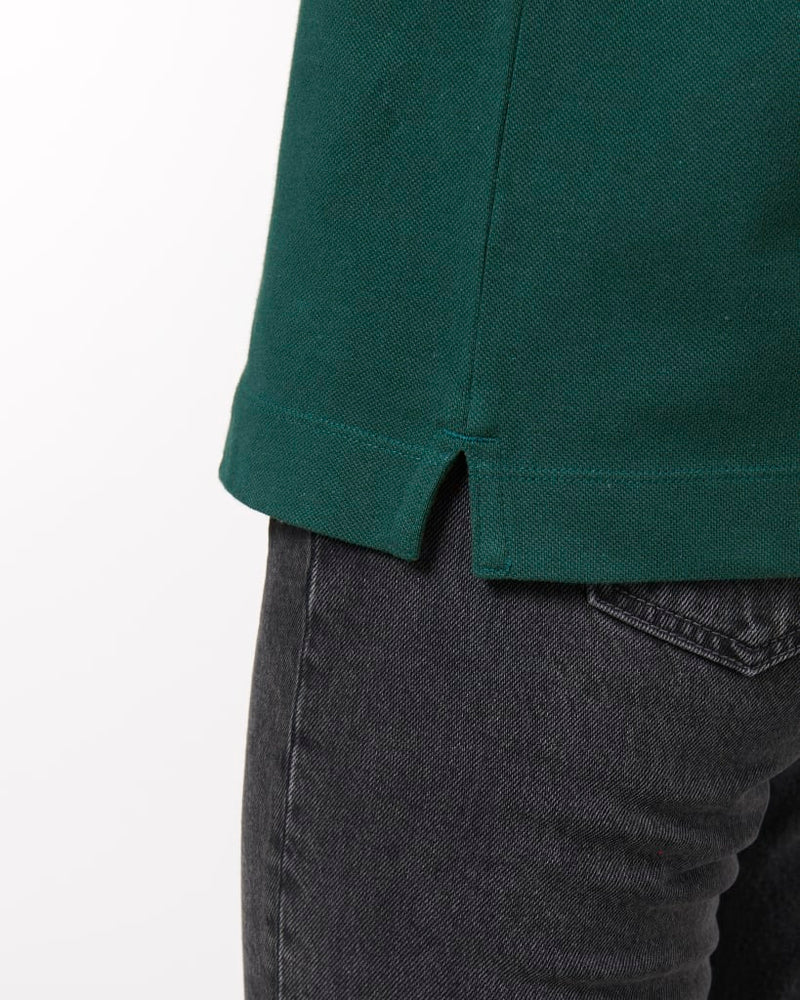 Glazed Green Long Polo Koso Unisex